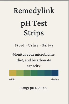 pH paper - For stool, urine and saliva