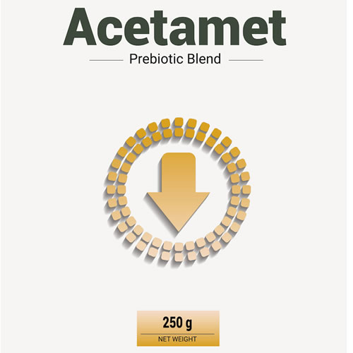 Acetamet: Transverse colon prebiotic